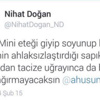 Nihat Doğan’ın Özgecan Arslan cinayetiyle ilgili tweeti tepki çekti!