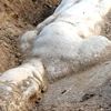 İzmir de mitolojik varlık Satyros un kabartması bulundu