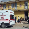 Fırtına minareyi böyle devirdi