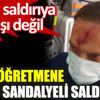 ﻿Alevi ortaokul öğretmenine sandalyeli saldırı
