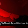 Galatasaray da Marcelo Saracchi için imza töreni düzenlendi