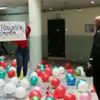 Lise öğrencileri kanseri yenen öğretmenlerini coşkuyla karşıladılar