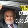 Temel Karamollaoğlu: Yatırımlar durdurulmalı