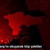 İstiklal Marşı nı okuyarak klip çektiler