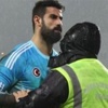 Balıkesir taraftarından Emre ve Volkan'a protesto
