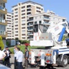 İzmir'de vinçli protesto