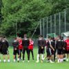 Beşiktaş yağmur altında çalıştı Beşiktaş yağmur altında çalıştı