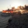 İzmir de 4 tekne yandı