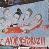 Antalyaspor tribünlerinde UEFA mesajı Antalyaspor tribünlerinde UEFA mesajı