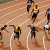 Usain Bolt son yarışını tamamlayamadı
