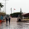 İskenderun'a yılın ilk karı düştü