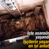 İşte facianın yaşandığı asansör İZLE