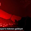 Menemenspor a hükmen galibiyet