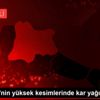 Kırklareli nin yüksek kesimlerinde kar yağışı başladı Kırklareli nin yüksek kesimlerinde kar yağışı başladı