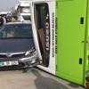 D-100'de zincirleme trafik kazası D-100'de zincirleme trafik kazası