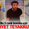 Polis her yerde bu 3 teröristi arıyor