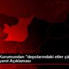 Et ve Süt Kurumundan "depolarındaki etler çürüdü" ... Et ve Süt Kurumundan "depolarındaki etler çürüdü" ...