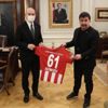 Sivasspor'dan İçişleri Bakanı Süleyman Soylu'ya ziyaret Sivasspor'dan İçişleri Bakanı Süleyman Soylu'ya ziyaret