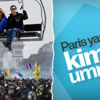 Macron çifti eylemler sırasında kayağa gitti