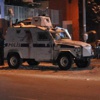 Polis karakoluna el yapımı patlayıcı atıldı