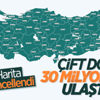 İki doz aşı yaptıranların sayısı 30 milyona ulaştı