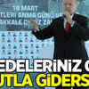 Cumhurbaşkanı Erdoğan: Dedeleriniz gibi tabutla gidersiniz Cumhurbaşkanı Erdoğan: Dedeleriniz gibi tabutla gidersiniz