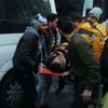 Taksim'de kontrolünü kaybeden sürücü minibüse ve vatandaşlara çarptı