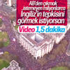 Londra'daki yürüyüşün havadan görüntüsü