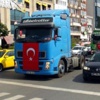 Tır Sürücülerinden Teröre Tepki Konvoyu Tır Sürücülerinden Teröre Tepki Konvoyu