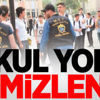 Okul yolu temizlendi
