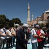 Ayasofya ya ziyaretçi akını sürüyor Ayasofya ya ziyaretçi akını sürüyor