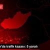 Adıyaman da trafik kazası: 5 yaralı Adıyaman da trafik kazası: 5 yaralı