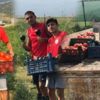 Altınordu’da önce sebze toplanıyor sonra futbol oynanıyor