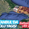 İstanbul'da da dolu yağışı başladı İstanbul'da da dolu yağışı başladı