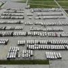Şehirler arası hatlardan çekilen yüzlerce otobüs Yenikapı meydanını doldurdu Şehirler arası hatlardan çekilen yüzlerce otobüs Yenikapı meydanını doldurdu