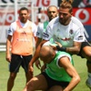 Beşiktaş'ta tempolu antrenman Beşiktaş'ta tempolu antrenman
