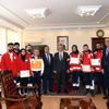Kahramanlar ödüllendirildi