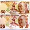 Muğlalı pazarcı hatalı basım 50 liralık banknotu 70 ... Muğlalı pazarcı hatalı basım 50 liralık banknotu 70 ...