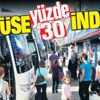 Otobüse yüzde 30 indirim