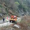 Türkeli-Ayancık karayolunda heyelan Türkeli-Ayancık karayolunda heyelan