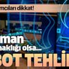 Yatırımcılar dikkat! Borsada robot tehlikesi! Yatırımcılar dikkat! Borsada robot tehlikesi!