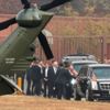 Trump 'silahsızlandırılmış bölge'de aracından inemedi