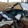 Şarampole devrilen otomobildeki baba-oğul yaralandı Şarampole devrilen otomobildeki baba-oğul yaralandı