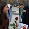 FSM'de hareketli dakikalar: Küçük çocuğuyla boğaz köprüsünde