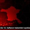 Süper Lig de 12. haftanın hakemleri açıklandı Süper Lig de 12. haftanın hakemleri açıklandı