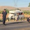 İşçileri taşıyan minibüs ile kamyonet çarpıştı: 18 yaralı