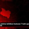 Manisa da yıkılma tehlikesi bulunan 7 katlı apartman ...