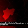 KAYSO Başkanı Büyüksimitci den güven ve istikrar vurgusu ... KAYSO Başkanı Büyüksimitci den güven ve istikrar vurgusu ...