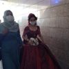 Düğünü bırakıp gelinliğiyle hastaneye koştu