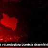 Manisa da vatandaşlara ücretsiz dezenfektan dağıtıldı